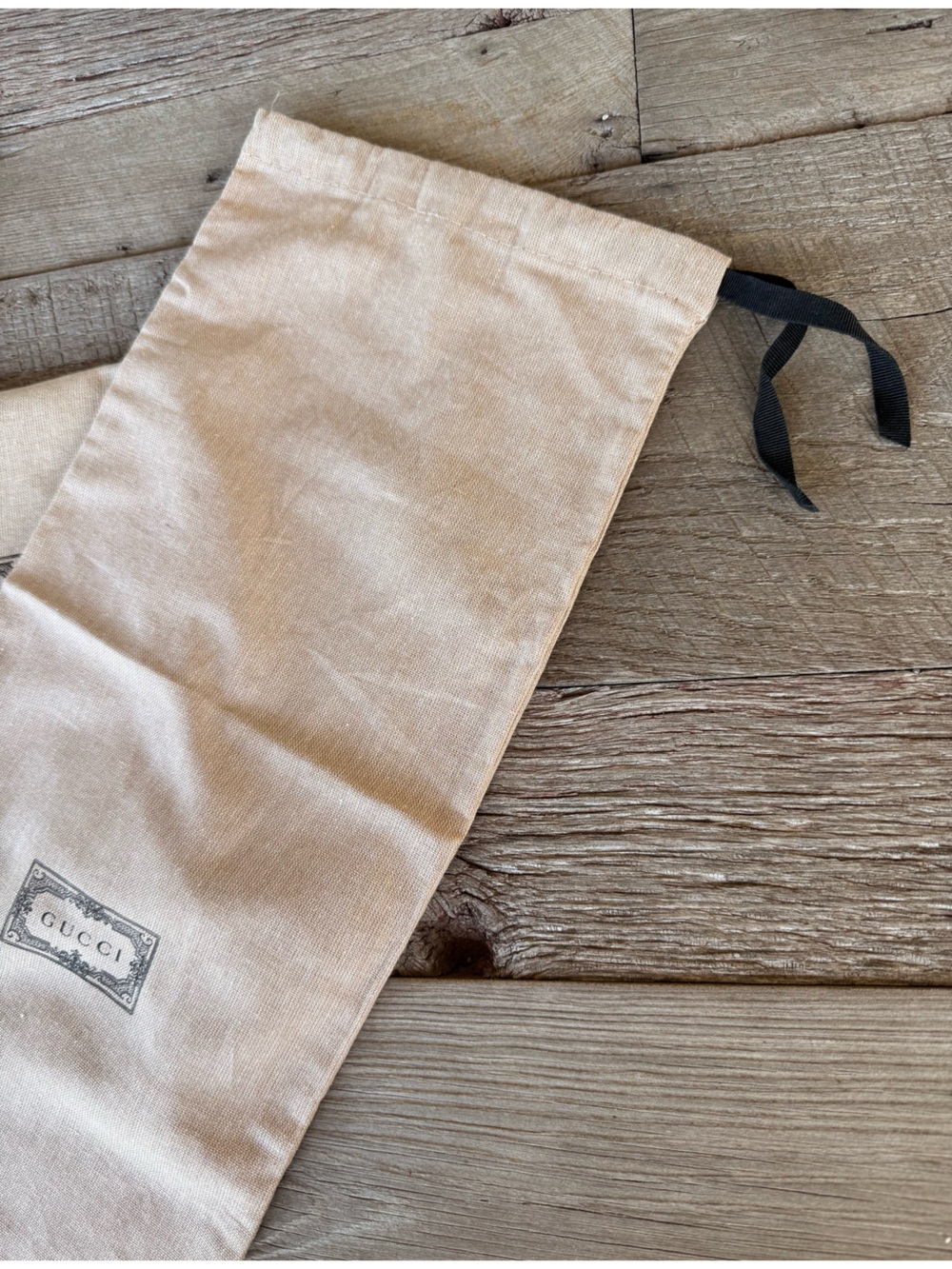 Gucci Beige Canvas Dust Bag Lot with Logo (qty 6) - Picture 2 of 5